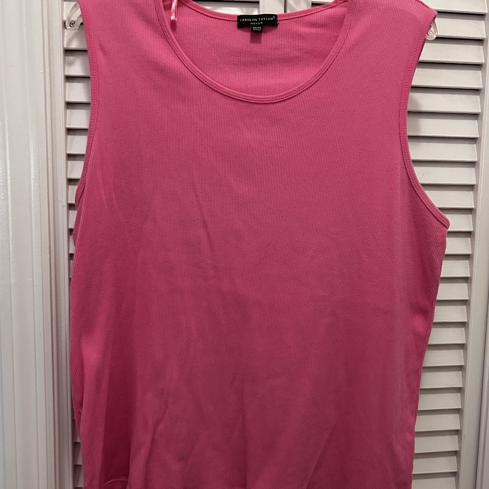 Pink Sleeveless Top by Charter Club